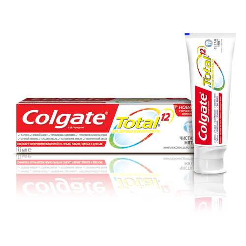 Зубная паста Colgate total 12 Чистая мята 75 мл в Тианде