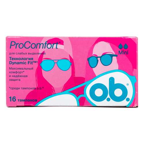 Тампоны o.b. ProComfort Mini 16 шт в Тианде