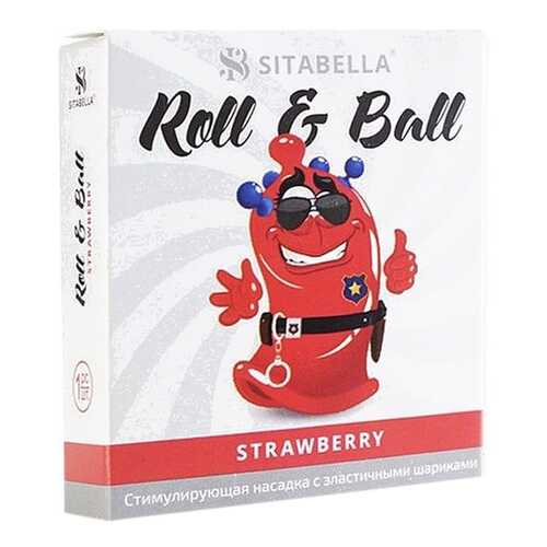 Презерватив-насадка Roll Ball Strawberry в Тианде