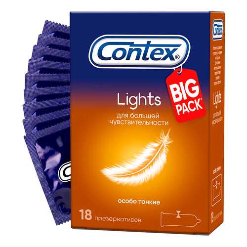 Презервативы Contex Lights 18 шт. в Тианде