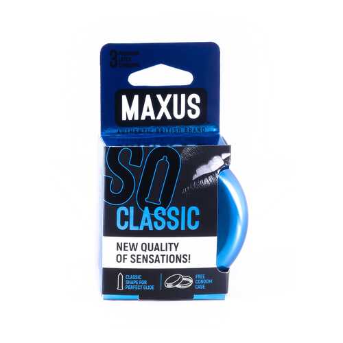 Презервативы Maxus Classic в железном кейсе классические 3 шт. в Тианде