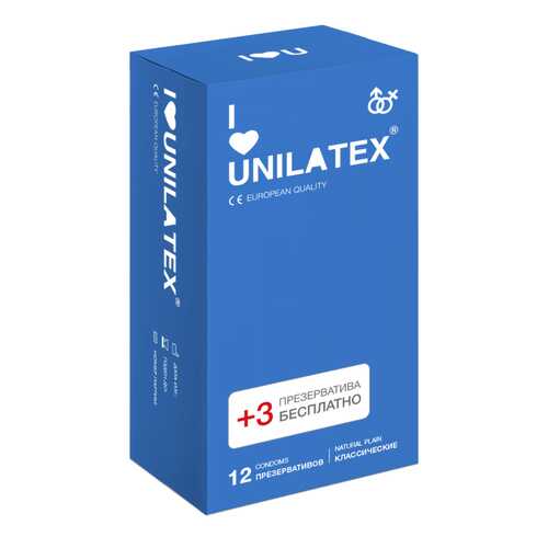 Презервативы Unilatex Natural 12+3 шт. в Тианде