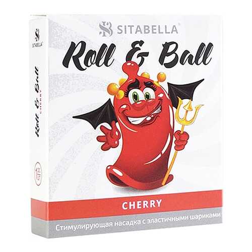 Стимулирующий презерватив-насадка Roll Ball Cherry в Тианде