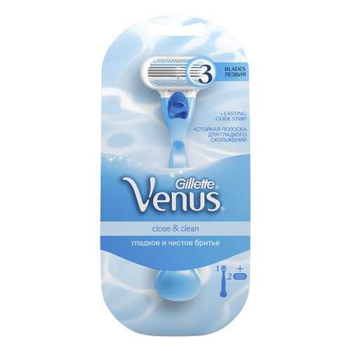 Станок для бритья Gillette Venus Original с 2 сменными кассетами в Тианде