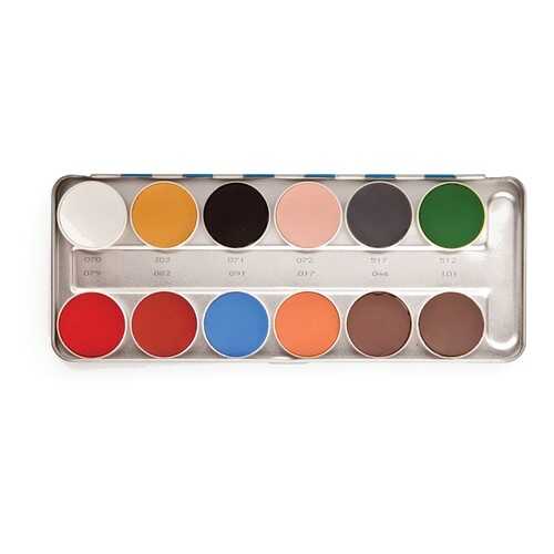 Аквагрим в палитре 12 цв./Aquacolor Palette 12 Col. 40 мл. (Цв: B)/Kryolan/1104-B в Тианде