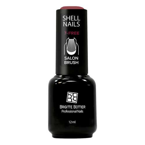 Гель-лак для ногтей Brigitte Bottier Shell Nails тон 981 красный с большими блестками 12мл в Тианде