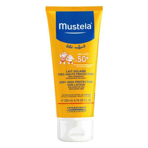 Солнцезащитное молочко Mustela SPF50 200 мл в Тианде