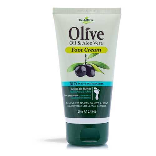 Крем для ног с алоэ вера Herbolive Olive Oil&Aloe Vera Foot Cream в Тианде