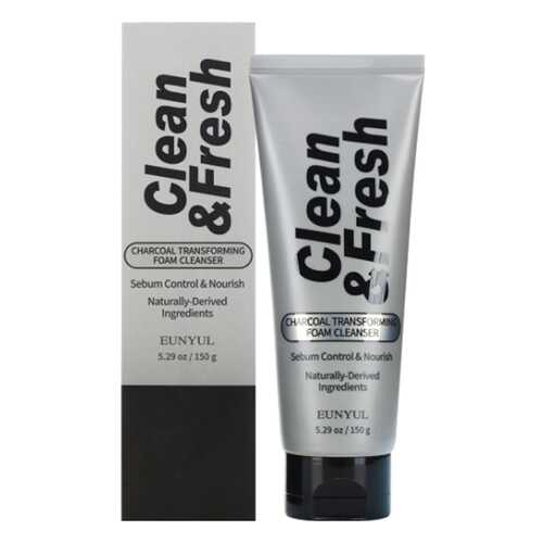 Пенка для умывания Eunyul Clean&Fresh Charcoal Transforming Foam Cleanser 150 г в Тианде