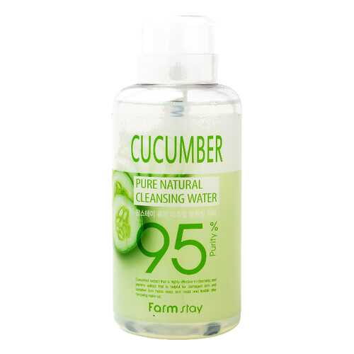 Средство для снятия макияжа FarmStay Pure Cleansing Water Cucumber 500 мл в Тианде