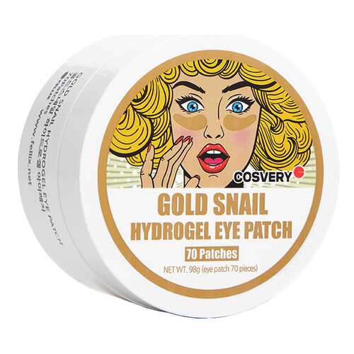 Патчи для глаз Cosvery Gold Snail Hydrogel Eye Patch в Тианде