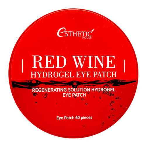 Патчи для глаз Esthetic House Red Wine Hydrogel Eye Patch 60 шт в Тианде