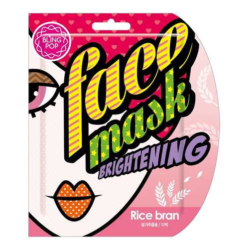 Маска для лица Bling pop Rice Bran Brightening Mask 25 мл в Тианде