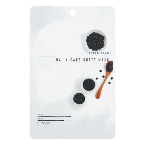 Маска для лица Eunyul Black Bean Daily Care Sheet Mask 22 мл в Тианде