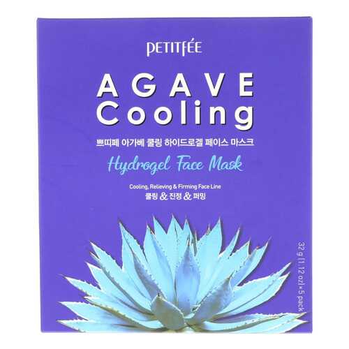 Маска для лица Petitfee Agave Cooling Hydrogel Face Mask 5x32 г в Тианде