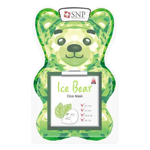 Маска для лица SNP Ice Bear Cica mask 33 мл в Тианде