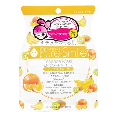 Маска для лица Sun Smile Yougurt с фруктами в Тианде