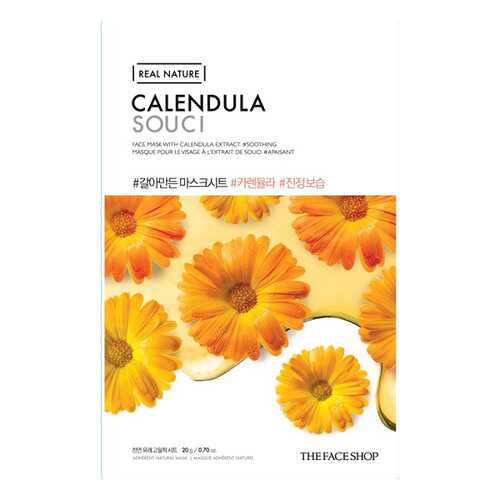 Маска для лица The Face Shop Real Nature Calendula Face Mask 20 г в Тианде