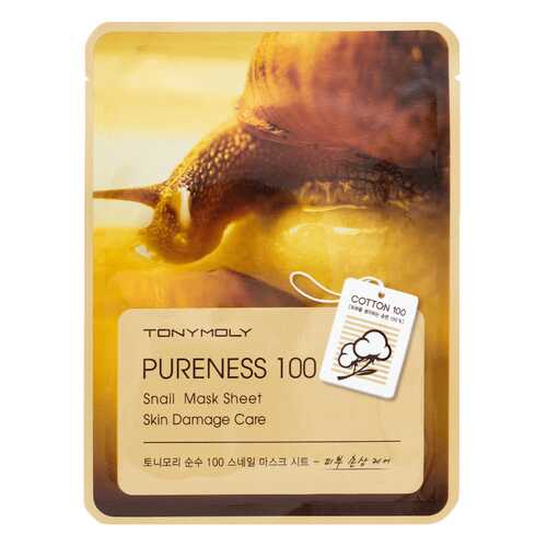 Маска для лица Tony Moly Pureness 100 Snail Mask Sheet 21 мл в Тианде