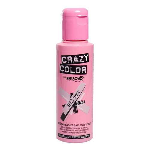 Краска для волос Renbow Crazy Color Semi-Permanent Hair Color Cream 27 Silver 100 мл в Тианде