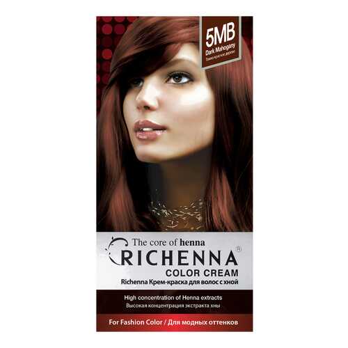 Краска для волос RICHENNA Color Cream 5MB Mahogany в Тианде