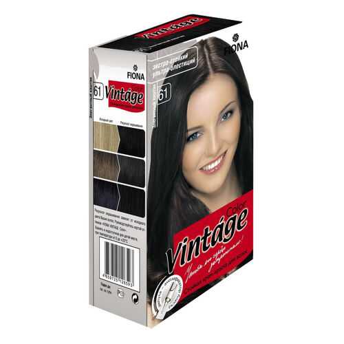 Крем краска FIONA Vintage Color тон 61 элегантный каштан в Тианде