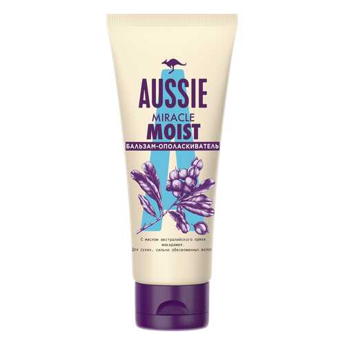 Бальзам-Ополаскиватель Aussie Miracle Moist Для Сухих Волос 200мл в Тианде