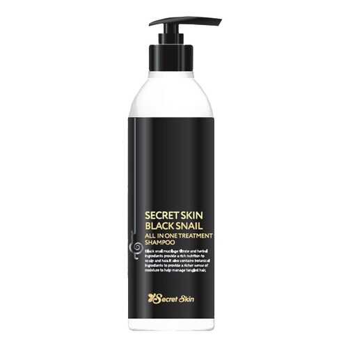 Шампунь для волос Secretskin Black Snail All In One Treatment Shampoo 250мл в Тианде