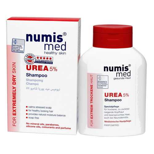 Шампунь Numis med с 5 % мочевиной, 200 мл в Тианде