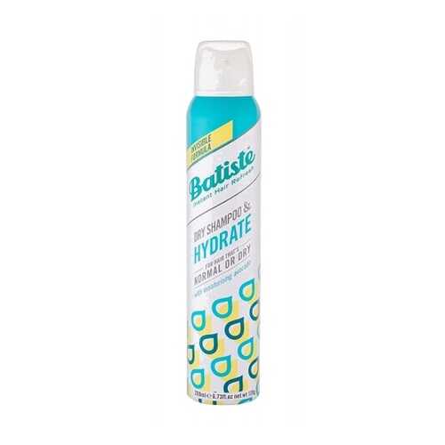 Сухой шампунь BATISTE Hydrate увлажняющий для нормальных и сухих волос 200 мл в Тианде